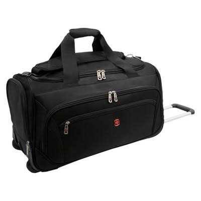 SwissGear Zurich 22×22 Wheeled Duffle, Black