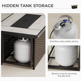 Grand patio 7-Piece Wicker Patio Furniture Set, Boho Outdoor Conversation Set Sectional Sofa with Water Resistant Thick Cushions and Coffee Table, Cream