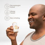 Hume Supernatural Aluminum Free Deodorant for Women & Men – Safe for Sensitive Skin – Probiotic, Plant-Based, Baking Soda Free, Aloe, & Cactus Flower, Anti Sweat, Stain & Odor – Amber Woods, 3-Pack
