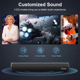 Sound Bar for TV, Bluetooth 5.0/HDMI-ARC/Optical/AUX/Coaxial/USB Wired & Wireless Connection Soundbar, Surround Sound System Smart TV Sound Bar with Built-in Subwoofers, Remote Control
